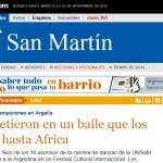 Viaje a Argelia del ballet UNSAM en Clarín Zonal