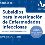 Subsidios para investigación de enfermedades infecciosas y vulnerabilidad social