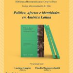 Presentación de libro: Política, afectos e identidades en América Latina