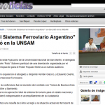 Crisis del sistema ferroviario argentino: debate en la UNSAM