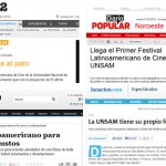 Los medios hablan del 1º Festival Latinoamericano de Cine de la UNSAM 