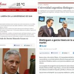 Medios argentinos y bolivianos se hacen eco de la visita de García Linera