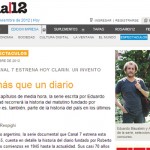‘Clarín. Un invento argentino’ en Página 12