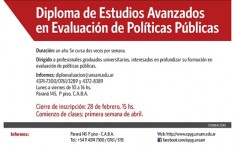 Nuevo Diploma de Estudios Avanzados en Evaluación de Políticas Públicas