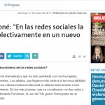 Entrevista a Fernando Peirone, en La Nación