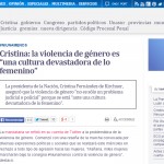 Mención de Cristina Fernández de Kirchner sobre revista Anfibia, en Télam