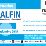 Terceras Jornadas ALFIN 2015