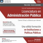 Nueva Licenciatura virtual en Administración Pública