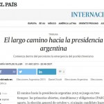 María Matilde Ollier escribe para diario El País de España