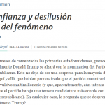 Columna de Juan Negri en La Nación sobre Donald Trump 