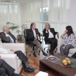 La ministra de Salud de Buenos Aires visitó la UNSAM y se reunió con el rector Carlos Ruta