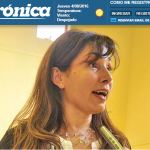Entrevista a Claudia Cadenazzo en Diario Crónica de Comodoro Rivadavia  