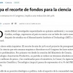 <i>La Nación</i> consultó a Galo Soller Illia sobre el recorte presupuestario en ciencia