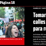 <i>Página/12</i> consultó a Verónica Gago sobre el Día Internacional contra la Violencia Machista