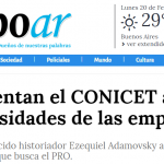 <i>Tiempo Argentino</i> habló con Ezequiel Adamovsky sobre el conflicto del CONICET