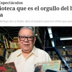 Nota en <i>Clarín</i> sobre la biblioteca La Nube