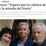 Diálogo en <i>Clarín</i> entre J. M. Coetzee, Anna María Monticelli y Nick Drake