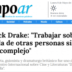 Entrevista a Nick Drake en <i>Tiempo Argentino</i>
