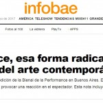 <i>Infobae</i> consultó a Ricardo Ibarlucía sobre arte performático