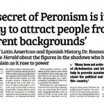 Entrevista a Raanan Rein en el <i>Buenos Aires Herald</i> 
