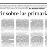 Columna de Alejandro Tullio en <i>El Economista</i>