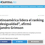 Entrevista a Alejandro Grimson en <i>La Capital</i>