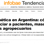 Adrian Mutto fue consultado por <i>Infobae</i> sobre la edición genética en la Argentina