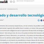 Erica Carrizo escribió para <i>Página/12</i> sobre el rol del Estado en el desarrollo tecnológico