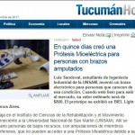 <i>Tucumán Hoy</i> destacó el proyecto de un alumno de la UNSAM