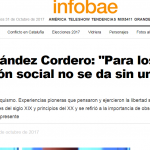 Entrevista a Laura Fernández Cordero en <i>Infobae</i>