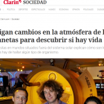 Taller UNSAM sobre exoplanetas en <i>Clarín</i>