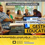Posgrados en Gestión Educativa: Inscripción 2018