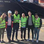 Estudiantes de la Ingeniería en Transporte visitaron una terminal de cargas en Dock Sud