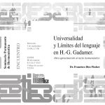 Seminario Permante de Hermenéutica: “Universalidad y límites del lenguaje en Gadamer”