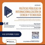 Webinario de Políticas Públicas en Internacionalización en Ciencia y Tecnología