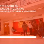 Seminarios de octubre y noviembre del Doctorado en Ciencias Humanas
