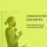 Convocatoria: docente interino para Comunicación