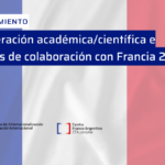 Relevamiento Cooperación académica/científica e interés  de colaboración con Francia 2024