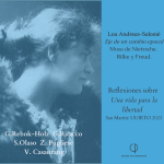 6° Encuentro del Ciclo:  Lou Andreas – Salomé.  Eje de un cambio epocal.  Musa de Nietzsche, Rilke y Freud.